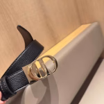 Dior CD Rotating Lychee-Patterned Women's Belt - Image 10