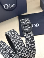 Dior Men's Oblique Print Belt - Image 4