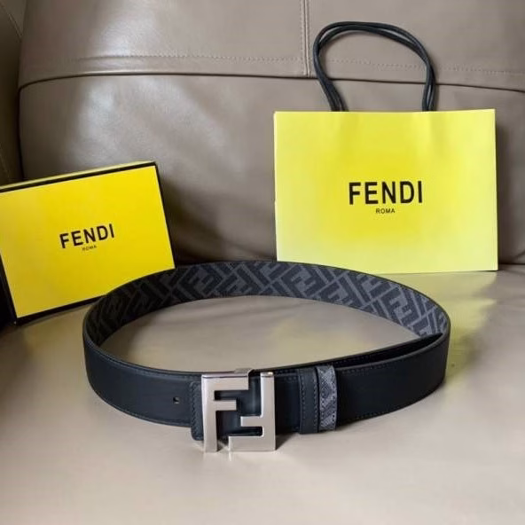 6 Fendi Men's Reversible Belt - Image 1