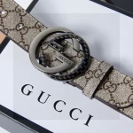 Gucci Classic Printed Pin-Buckle Belt - Image 3