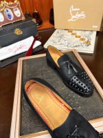 Christian Louboutin Red-Sole Leather Shoes - Image 6