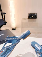 Chanel 2022 Spring/Summer New Star-shaped Rhinestone "Mier" Thong Sandals - Image 8