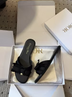 Dior 2025 Bow - Pearl Flat Slippers - Image 8