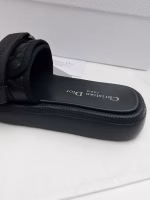 Dior 2025 Letter Jacquard Webbing Platform Slides - Image 5