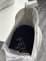Fendi 2025 Spring/Summer Flow White Mesh Couple's Running Shoes - Image 6