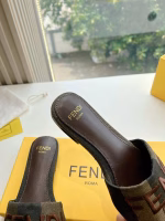 Fendi Runway Highlight Series Woven Slippers - Image 8