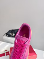 VALENTINO 2023 UPVILLAGE Collection Couple's Studded Color-Block White Shoes - Image 4