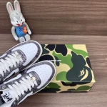 A Bathing Ape BASTA Classic Trendy Fashion Sneakers - Image 5