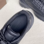 Burberry Men's Scoot Collection Leather Casual Shoes with Topstitching - Image 6