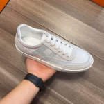 Hermès men's casual shoes with H totem canvas - Image 2