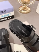 Alexander McQueen 2025 Spring New Studded Punk-Style Platform Sandals - Image 4