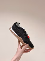 Miu Miu 2025 Spring-Summer Athletic American Retro Style Lace-Up Distressed Sneakers - Image 7