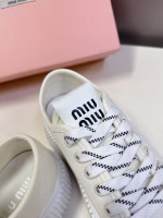 Miu Miu Spring-Summer Runway Biscuit Platform Women's Sneakers - Image 8