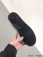 Nike All-White Air Force with Broken Swoosh Shoes - Image 8