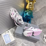 Balenciaga Generation 3 Triple-S Retro Sports Chunky Sneakers - Image 4