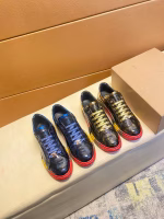 Versace men's cowhide casual sneakers - Image 2