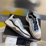 Chanel's early spring new argyle casual sports shoes - Image 3