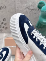 Miu Miu New American Retro Style Lace-Up Distressed Sneakers - Image 3