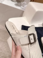 PRADA 2025 New Vintage Runway Fringed Loafers & Mules Collection - Image 5