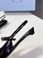 Prada Spring-Summer New Square-Toe High-Heel Sandals - Image 7