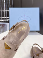 Prada Spring-Summer New Triangle Logo Retro Casual Shoes - Image 6