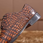LV (Louis Vuitton) original crocodile leather shoes - Image 6