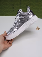 GUCCI Spring Collection Waxed Leather Casual Shoes with Soft Sole and Soft Surface - Image 4