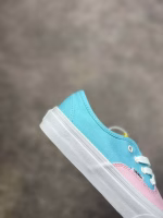 Vans New Arrival: Women's Canvas Shoes in Milk Blue and Lavender Color Blocking - Image 5