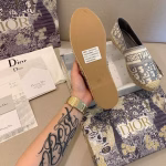 Dior Pattern Jacquard Embroidered Espadrilles - Image 6