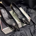 Valentino's Latest Rockstud Alcive Bronze Studded Mules - Image 2