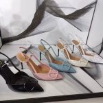 Valentino White High-Heeled Shoes