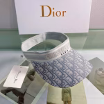 Dior Gray Letter-Print Sun Hat - Image 3