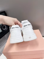 Miu Miu 2023 New Popular White "Dirty Sneakers" - Image 5