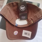 MLB Coffee Colored Soft-Top Baseball Cap (White Large NY Yankees Logo) - Image 7
