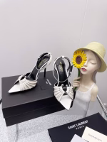 Saint Laurent 2022 Early Spring New Enamel Heel Sandals - Image 3