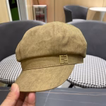 Fendi 2024 Autumn Octagonal Korean - style Warm and Versatile Beret - Image 3