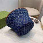 Gucci 2021 Denim Jacquard Bucket Hat - Image 5