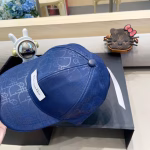 Dior Vintage Versatile Monogram Patchwork Leather Baseball Cap - Image 7