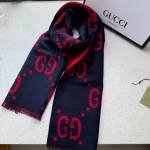 Gucci Wool and Silk Blend Scarf - Image 9