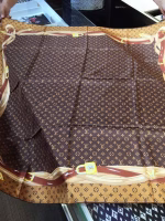 LV Twill Silk Scarf - Image 6