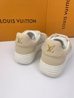 Louis Vuitton Time Out Couples' Patchwork Denim Sneakers - Image 6