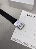 BALLY Men's Black Belt - Image 3