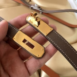 Hermès Kelly Double-sided Top Grain Original Leather Replica Women's Belt - Image 6