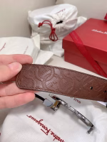 Ferragamo 3.5cm High-end Custom-made Men's Belt - Image 8