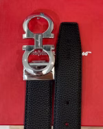 Ferragamo Classic Grainy Leather Belt - Image 9