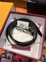 Ferragamo Classic Lychee Grain Men's Belt - Image 4