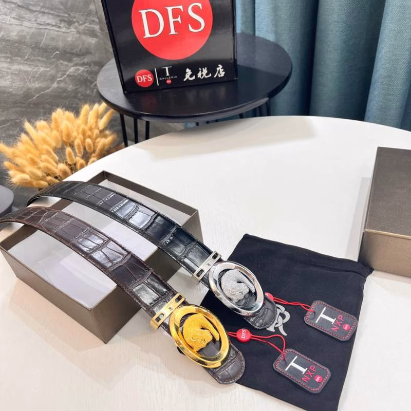 7 Stefano Ricci Diamond-Embedded Leopard Head Men's Belt - Image 1