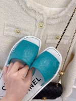 Chanel 2022 Spring/Summer New Double C Resort Slides - Image 2