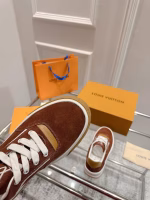 LV Louis Vuitton Tilted Collection Men's Platform Casual Sneakers - Image 7