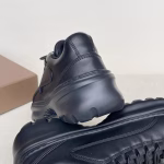 Burberry Men's Scoot Collection Leather Casual Shoes with Topstitching - Image 4